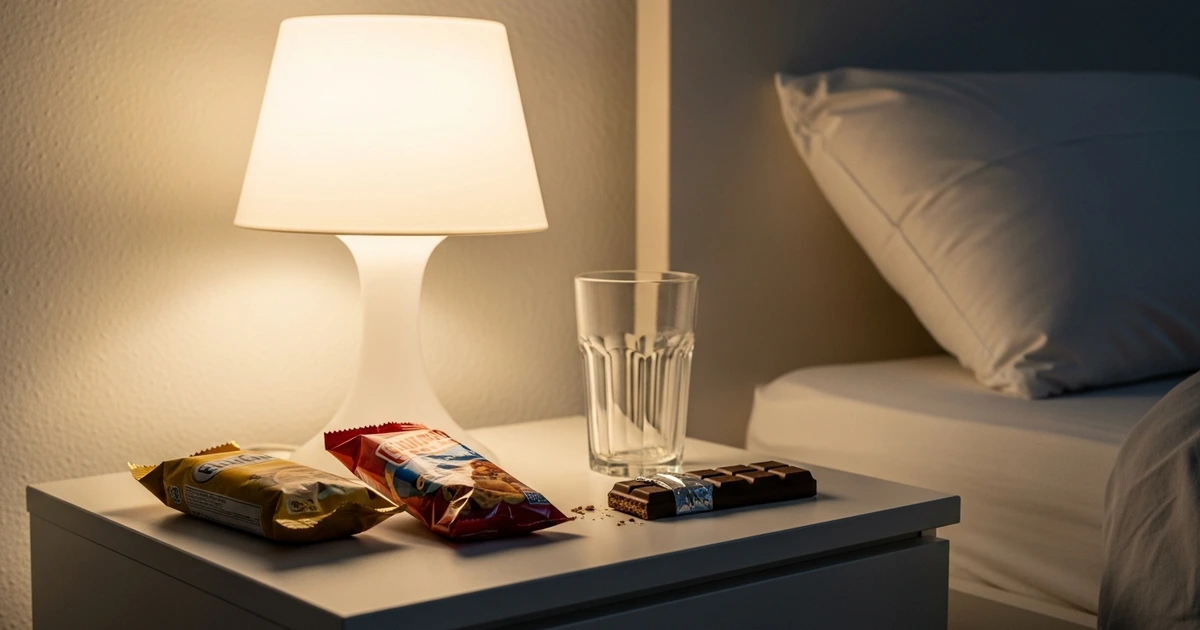 Lebensmittel und Süßigkeiten im Schlafzimmer: häufigste Ursache für Ameisen im Bett