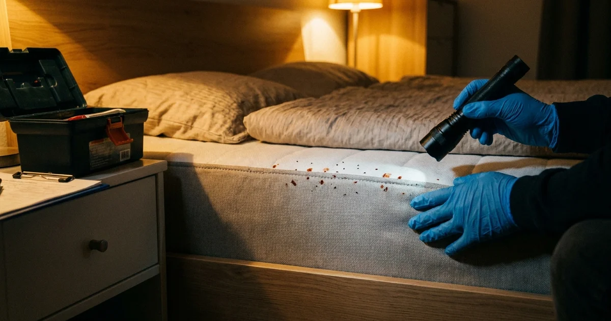 Bettwanzen bekämpfen – Heißdampf und Insektizid-Behandlung