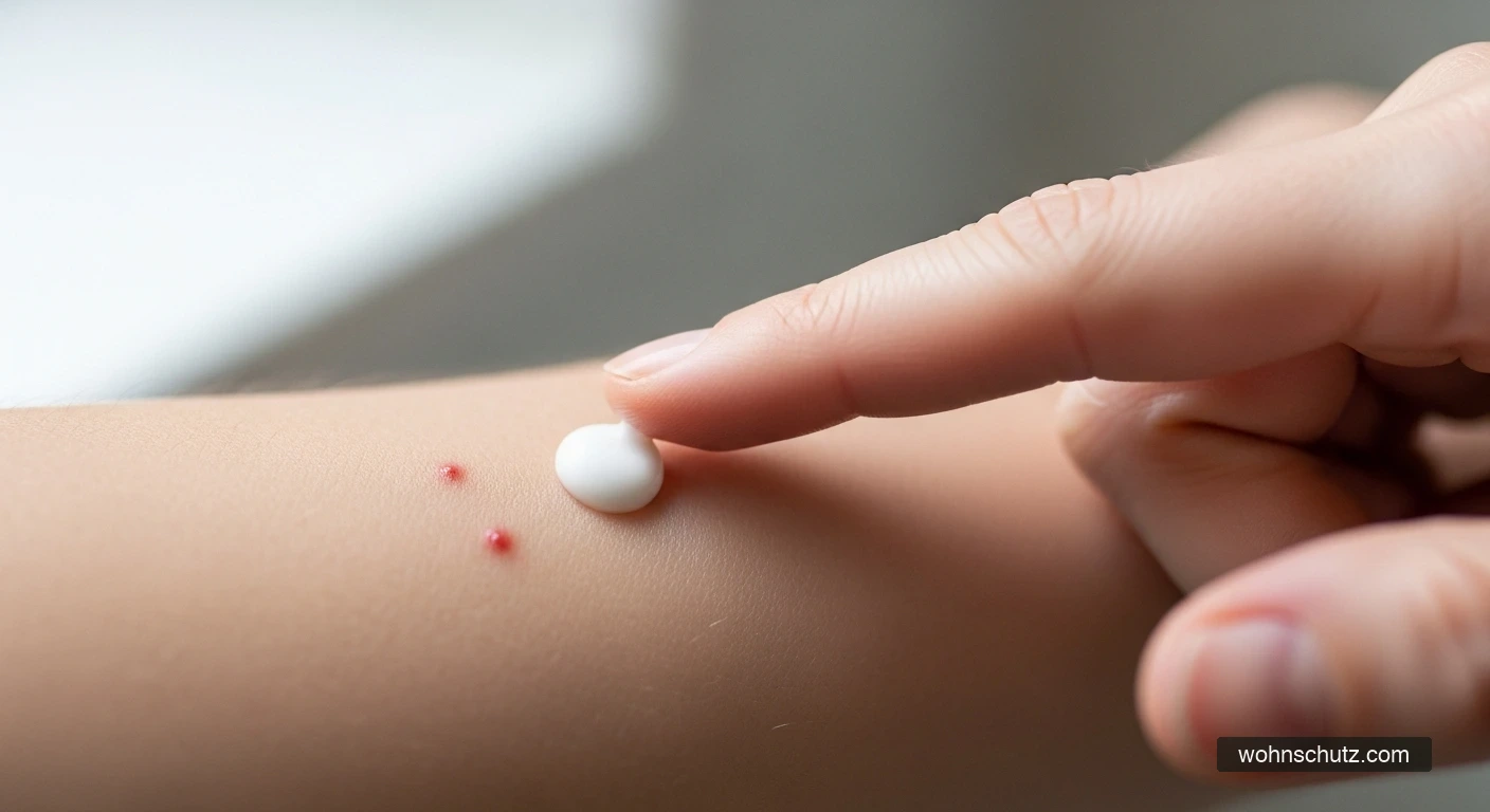 Hydrocortison-Creme und Antihistaminika bei Bettwanzenbissen – Erste-Hilfe-Behandlung