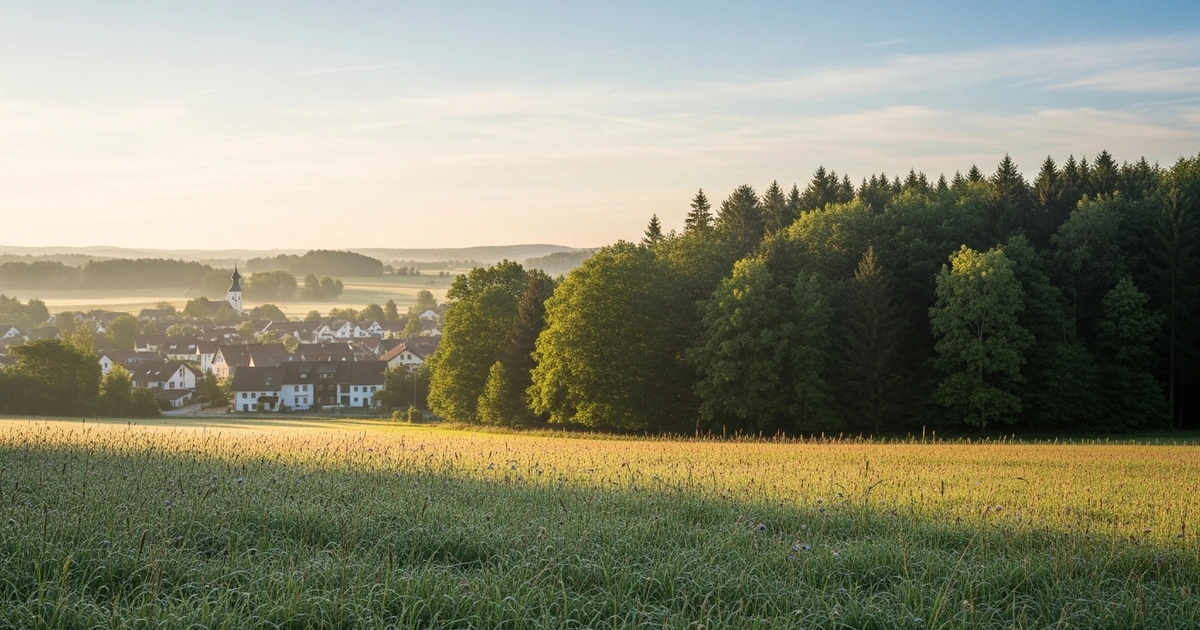 Schematische Karte Deutschland: Bornavirus-Risikogebiete in Bayern und Brandenburg hervorgehoben