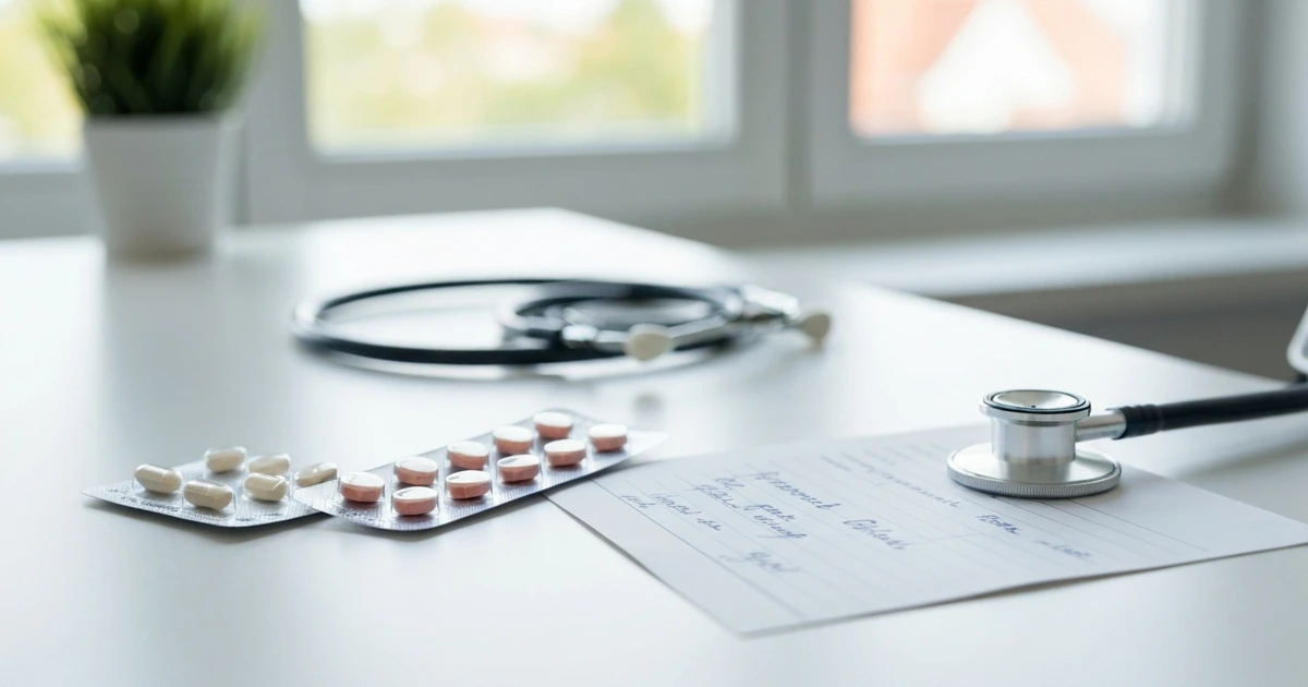 Arzt erklärt Borreliose Behandlung mit Antibiotika nach Zeckenbiss