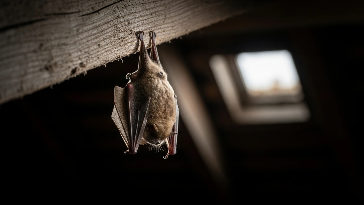 Fledermaus in einem Dachquartier – streng geschützt nach FFH-Richtlinie und BNatSchG