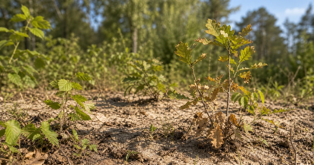 Engerlinge (Maikäferlarven) im Gartenboden – Wurzelschäden an Rasenfläche