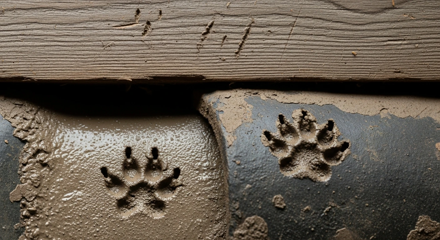 Marder-Spuren im Dachboden erkennen – Trittsiegel, Kot und Fraßschäden