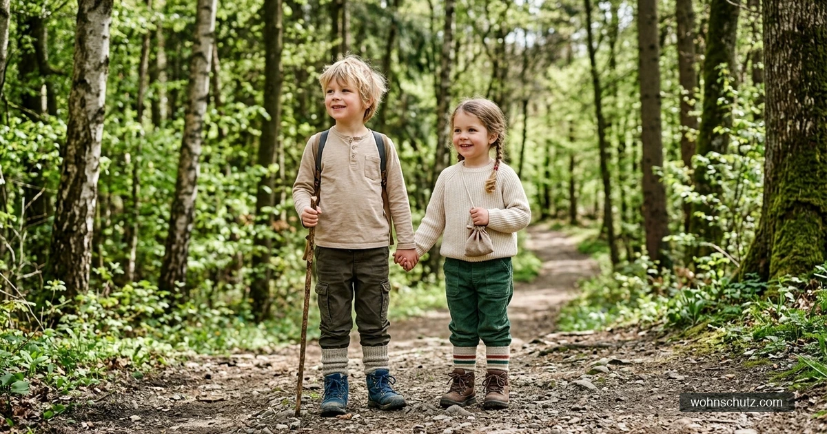 Permethrin-imprägnierte Schutzkleidung für Kinder im Wald – Zecken werden beim Kontakt abgewehrt