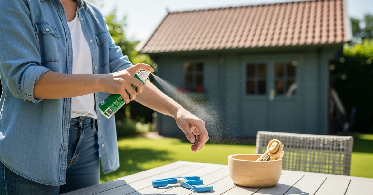 Schutzkleidung und Repellent-Spray für die Gartenarbeit – Zeckenschutz Garten
