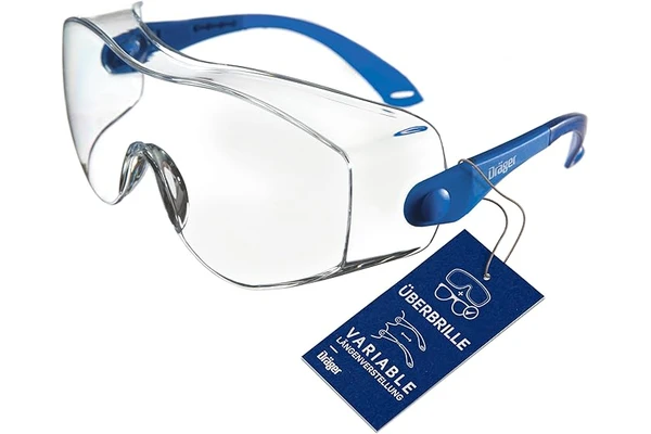 Schutzbrille Überbrille – Dräger, variable Längenverstellung
