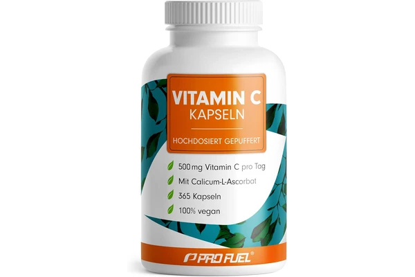 Vitamin C Kapseln hochdosiert – ProFuel, 365 Stück